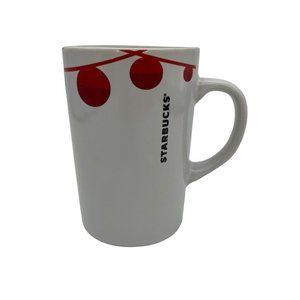 2012 Starbucks Holiday / Christmas Mug - Round Ornaments - 4.5" Tall 10.8 Ounce